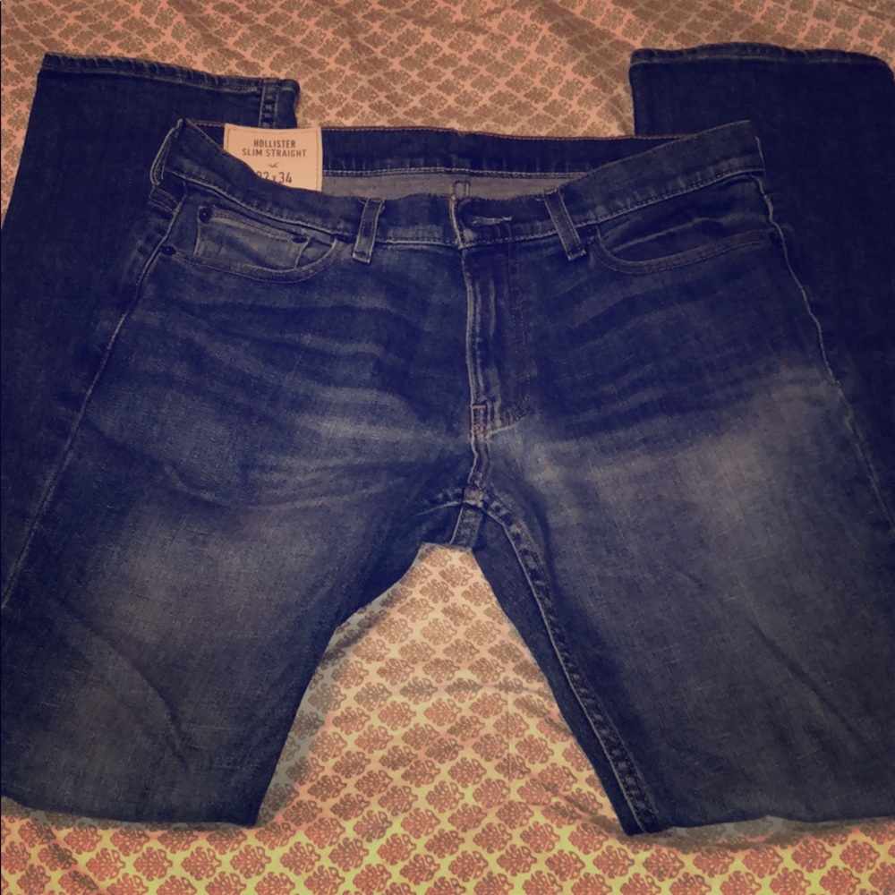 Hollister slim straight jeans 32x34